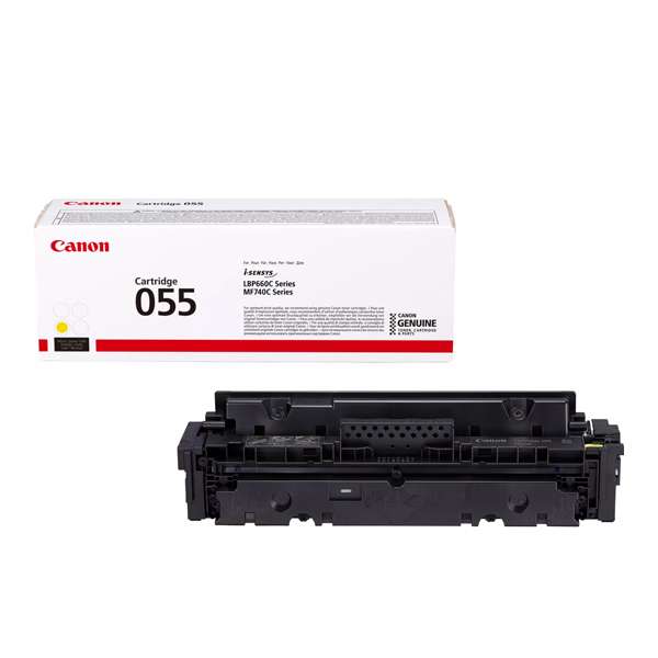 Canon 055 Toner Cartridge, Yellow
