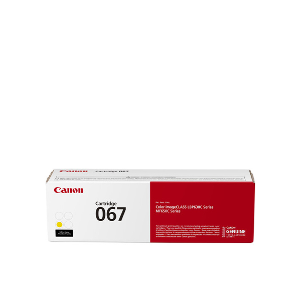 Canon 067 Yellow Toner Cartridge