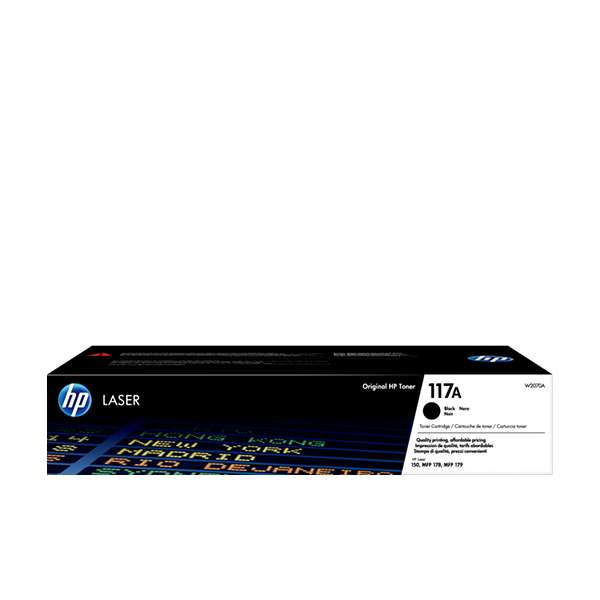 HP 117A Black Laser Toner Cartridge (W2070A)