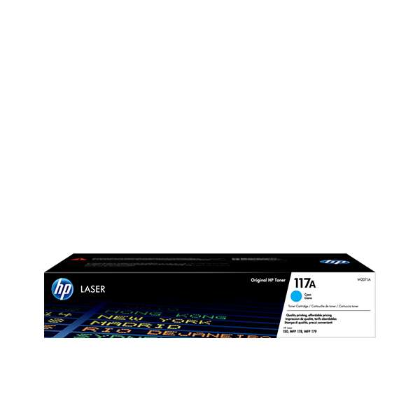 HP 117A Cyan Laser Toner Cartridge (W2071A)