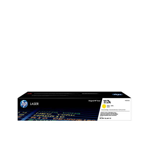 HP 117A Yellow  Laser Toner Cartridge (W2072A)