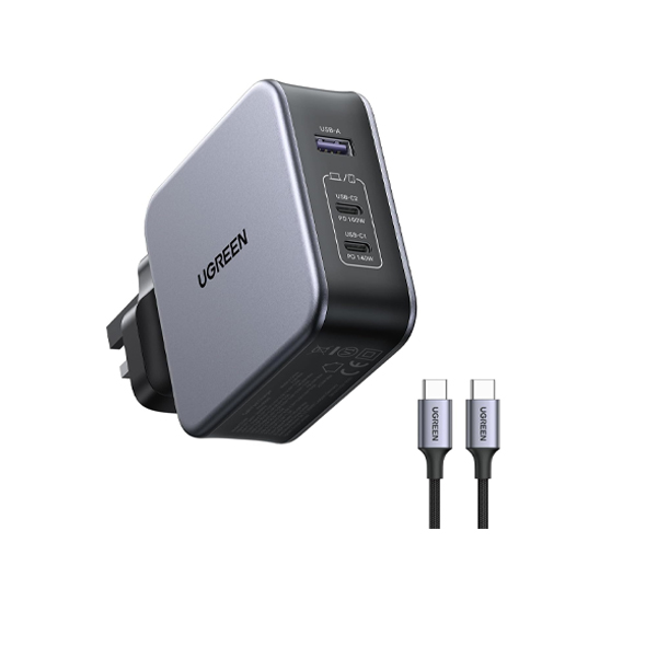 Ugreen Nexode 140W USB C GaN Charger-3 Ports Wall Charger
