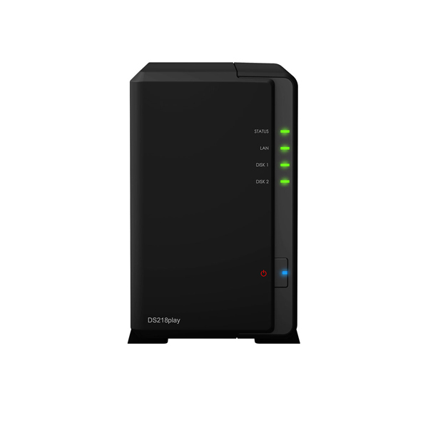 Synology 2 bay NAS Disk Station, DS218play (Diskless)