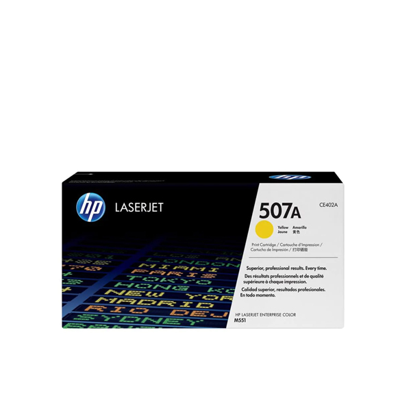 HP 507A Yellow Original LaserJet Toner Cartridge