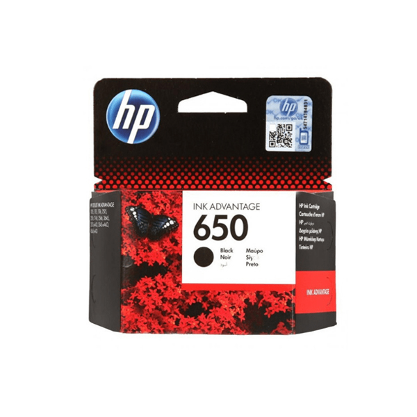 HP 650 Black Original Ink Advantage Cartridge