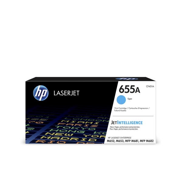 <strong>HP 655A Cyan Original LaserJet Toner Cartridge</strong>