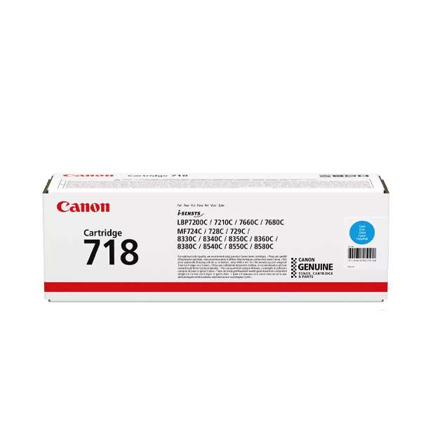 Canon 718C Cyan Toner Cartridge