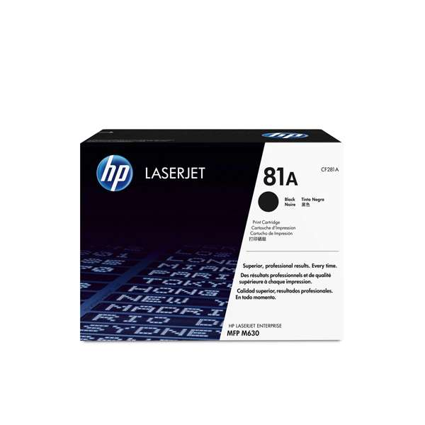 HP 81A Black Original LaserJet Toner Cartridge
