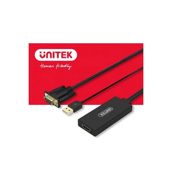 Unitek VGA to HDMI Converter (with Audio)