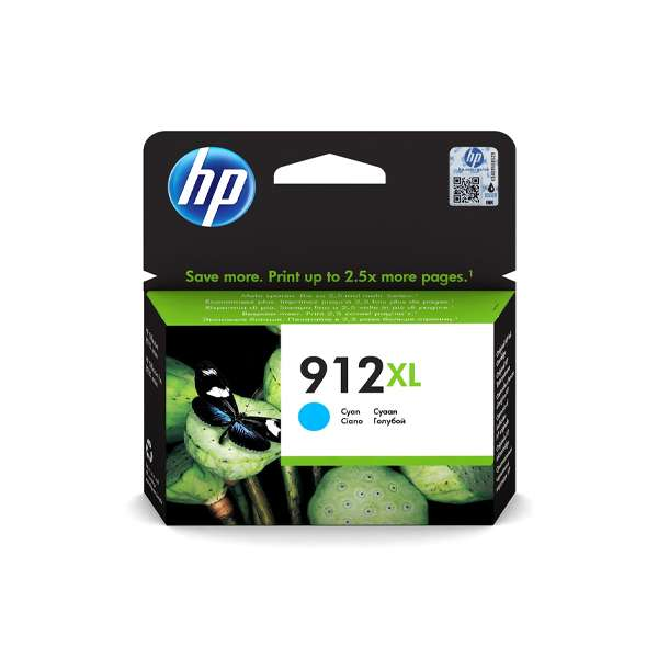 HP 912XL High Yield Cyan Original Ink Cartridge