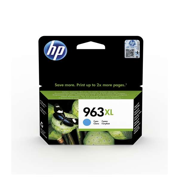 HP 963XL High Yield Cyan Original Ink