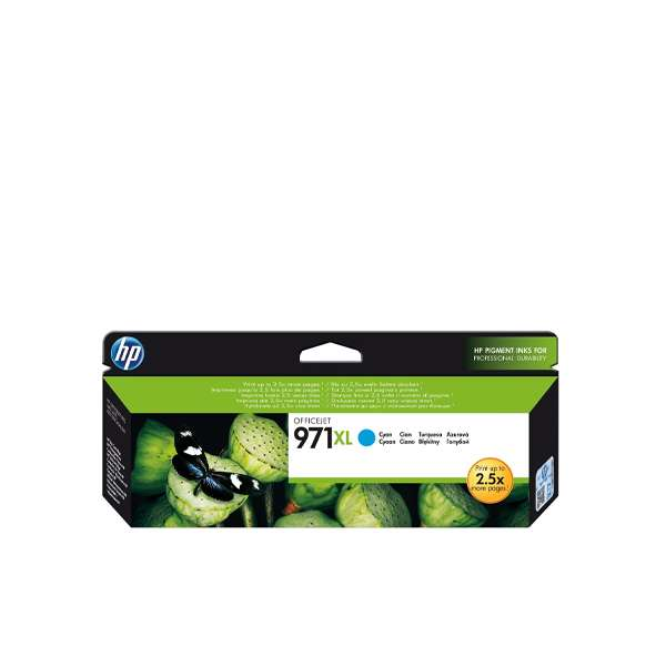 HP 971XL High Yield Cyan Original Ink Cartridge
