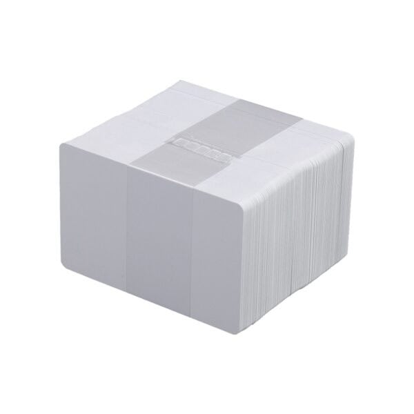 HID UltraCard  PVC Plastic ID Cards Ultra Plain White CR80 81754 - (100 Pieces)