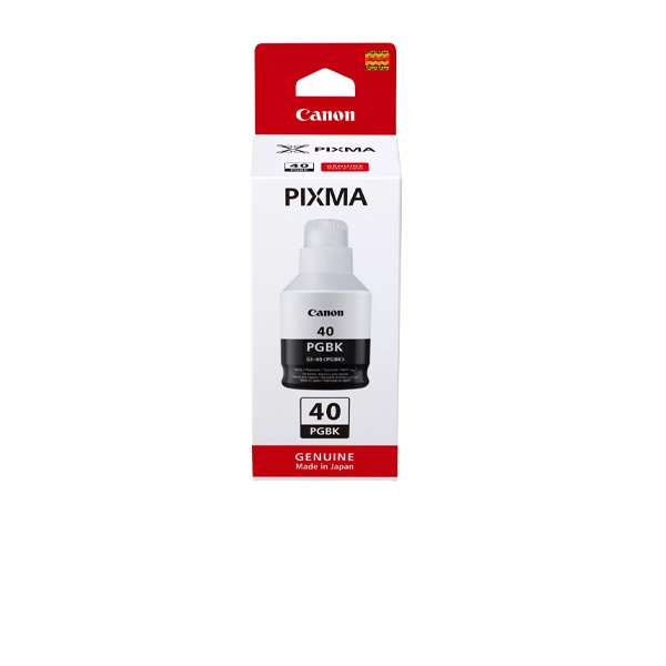 Canon GI-40 PGBK, High Yield, Ink Bottle, Black