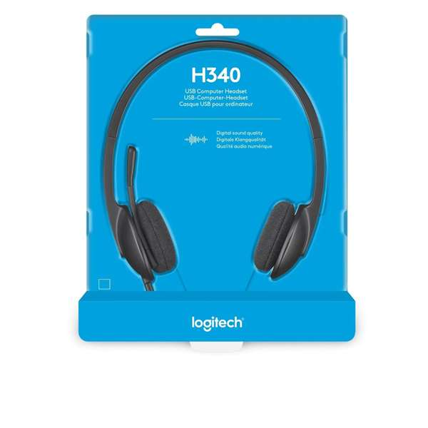 Logitech USB Headset H340 Wired Headset 