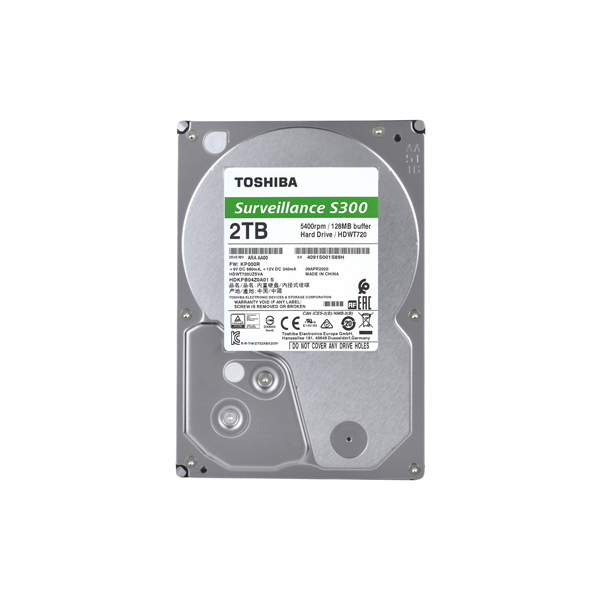 Toshiba HARD DISK SURVEILLANCE 2TB VIDEO S300 HDWT720UZSVA