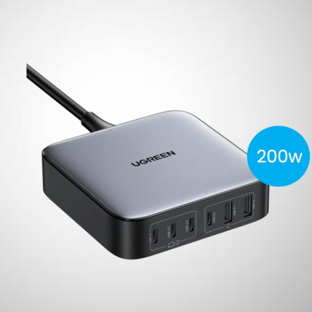UGREEN Nexode 200W GaN II 6-Port USB Charger