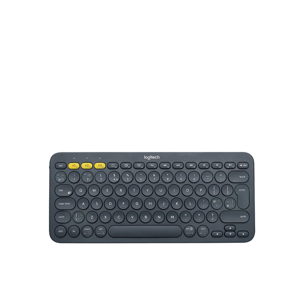 Logitech K380 Multi-Device Bluetooth Keyboard ARA (Grey)