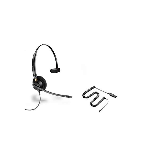 Plantronics Encore HW510 Headset + HIS, Adapter Cable