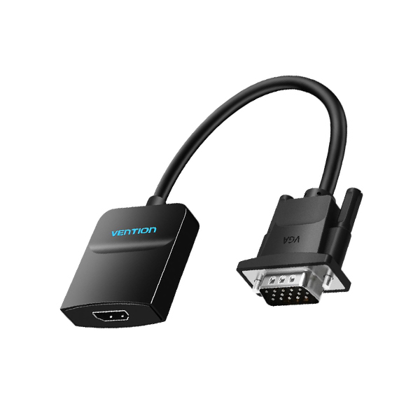 Vention VGA to HDMI Converter W/Micro USB and Audio 0.15M