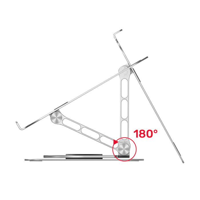 Unitek Adjustable Laptop Stand with 360° Rotating Base - Image 4