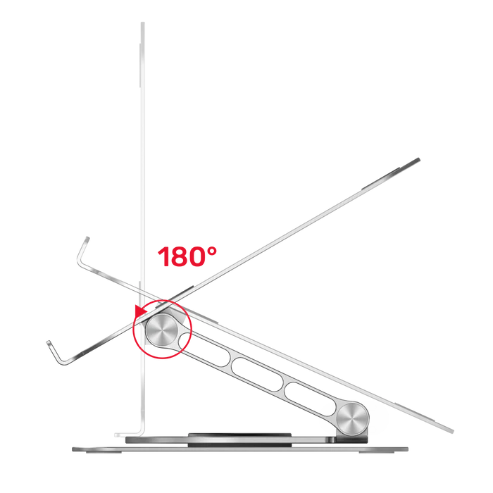 Unitek Adjustable Laptop Stand with 360° Rotating Base - Image 5
