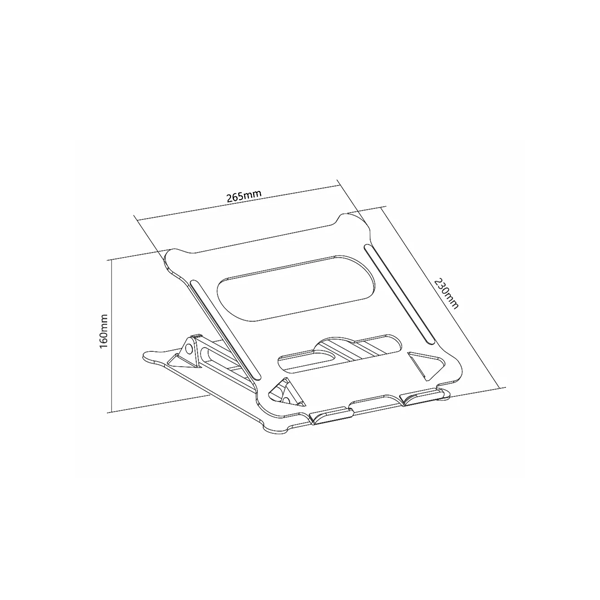 Skilltech Dual Adjustment Laptop Holder - Image 3