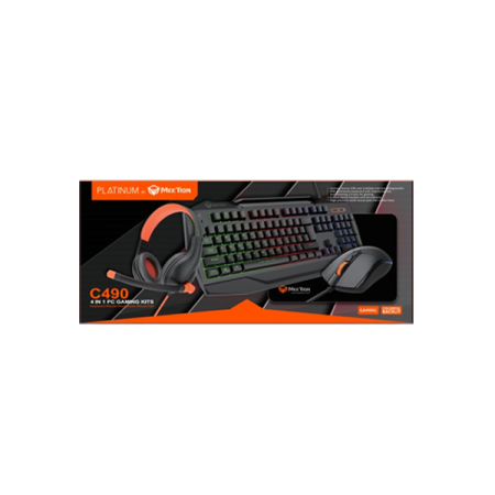 MeeTion (4 in 1)Keyboard | Mouse | Hedphone | Mouse Pad-C490