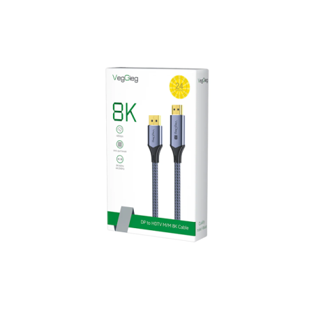 VegGieg DP to HDMI M/M 8K Cable 2M